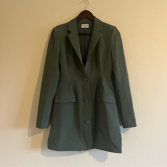 RNWY Mel Blazer Dress in Green Size Medium / US 6 - Picture 6 of 12
